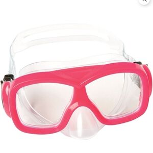 Bestway Hydro-swim Aquanaut Polycarbonate Diving Sport Swim Mask Ages 7+ Pink